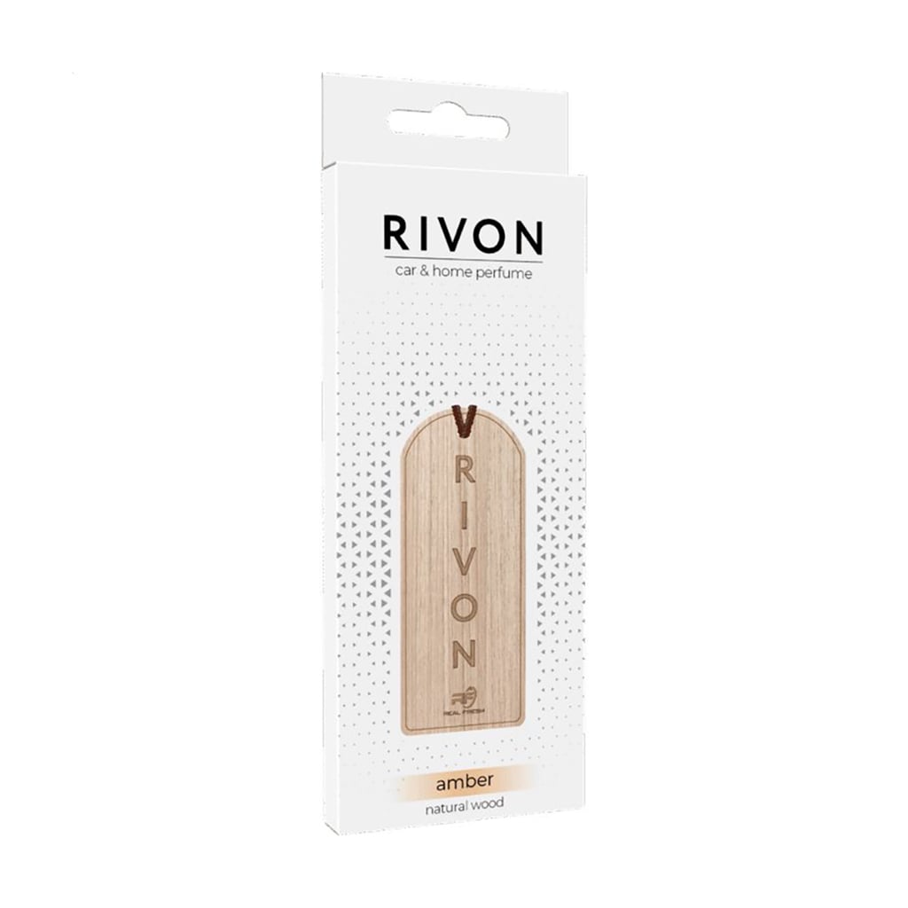 Ароматизатор для автомобіля та дому Real Fresh Rivon Car &amp; Home Perfume Natural Wood, Amber, 1 шт